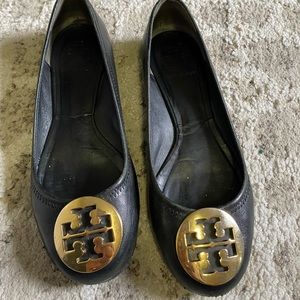 Tory Burch Black Classic Flats